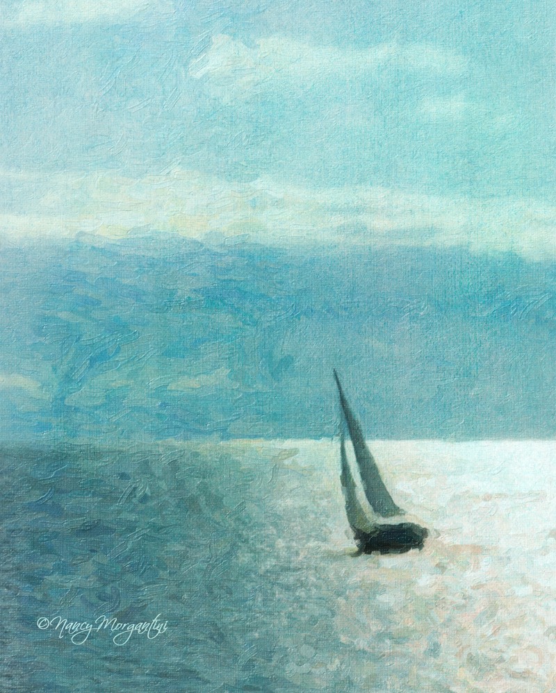 Blue sail